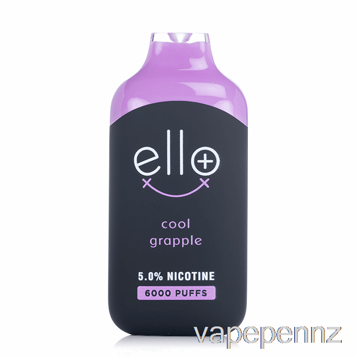 BLVK ELLO Plus 6000 Disposable Cool Grapple Ice VAPE NZ